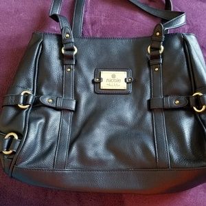 EUC Black & pink purse